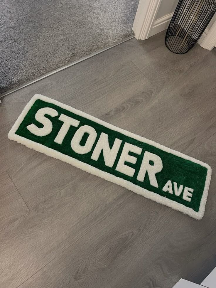 Stoner Ave Keyboard Hand Tufted Rug