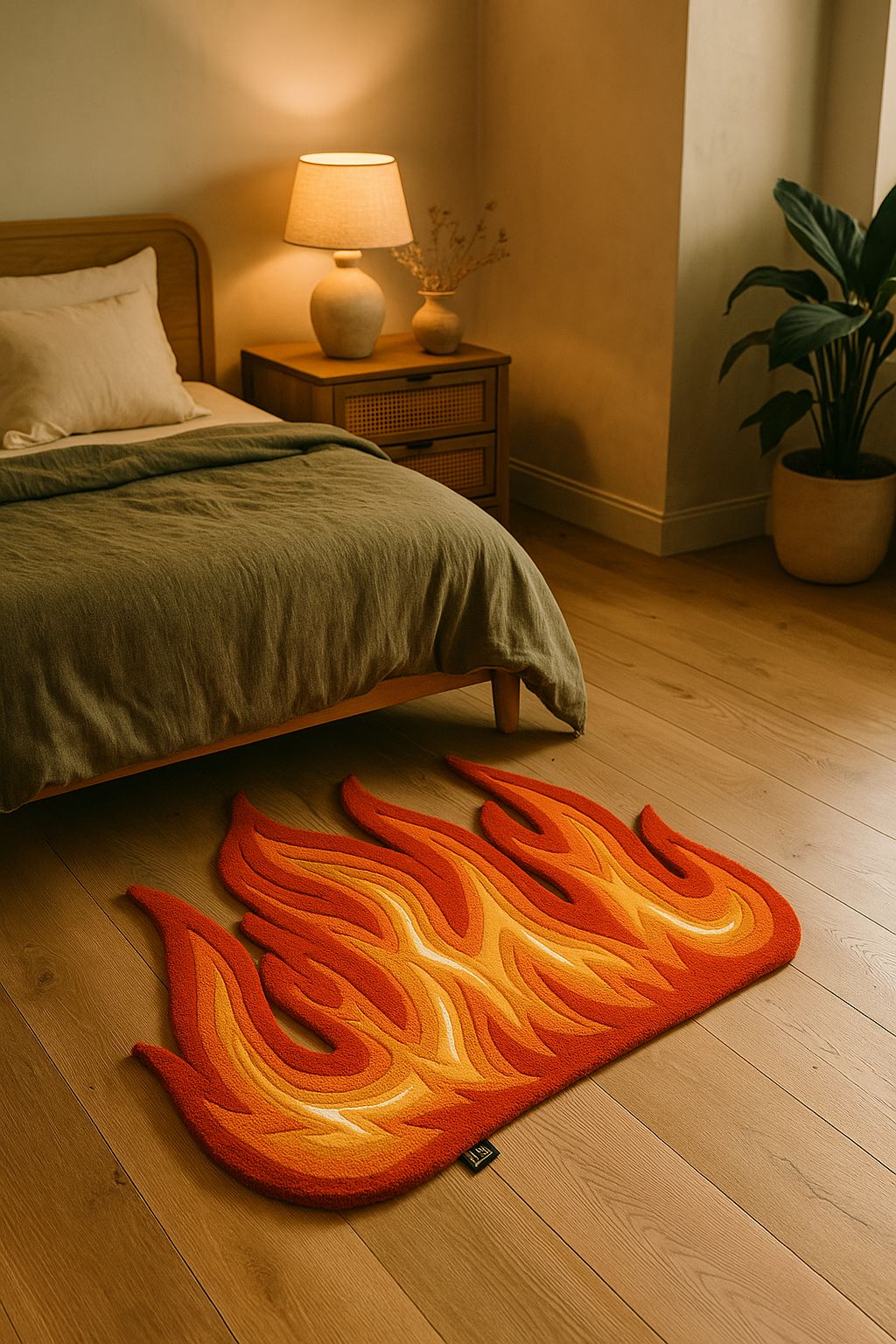 Fire Hand Tufted Rug