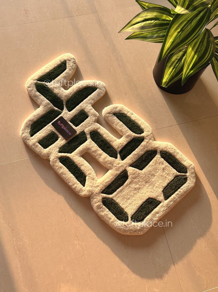 4:20 Keyboard Hand Tufted Rug