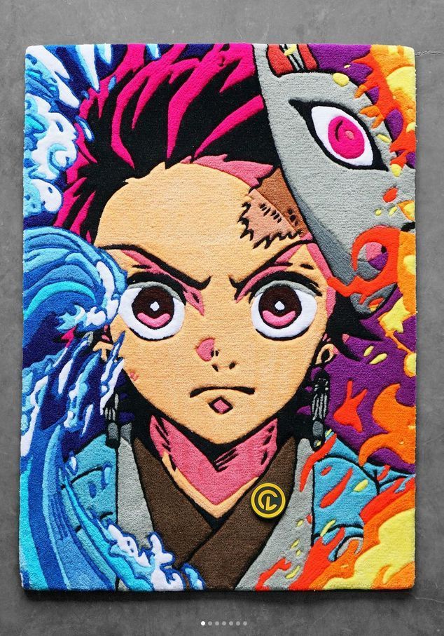 Tanjiro Hand Tufted Rug